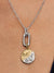 Sun & Moon Medallion Charm - 14ct Gold Plating/Sterling Silver - 763977C01