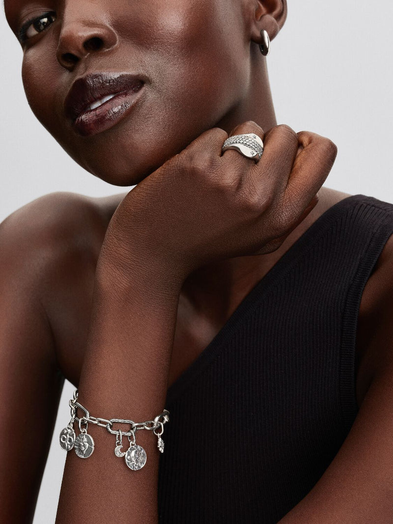 Heart Medallion Charm - Sterling Silver - 793975C01