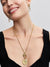 Large Openable Link Pendant Necklace - 14ct Gold Plated - 364083C00-70