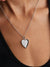 Engravable Openable Heart Pendant - Sterling Silver - 394013C01