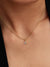 Butterfly Pendant Necklace - 14ct Gold Plating - 364267C01-45