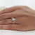 Platinum Santorini Oval Cut Engagement Ring - 1.09ct