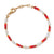 Biography Carnelian, Red Agate and Moonstone Bracelet - Gold - 56150YRDB