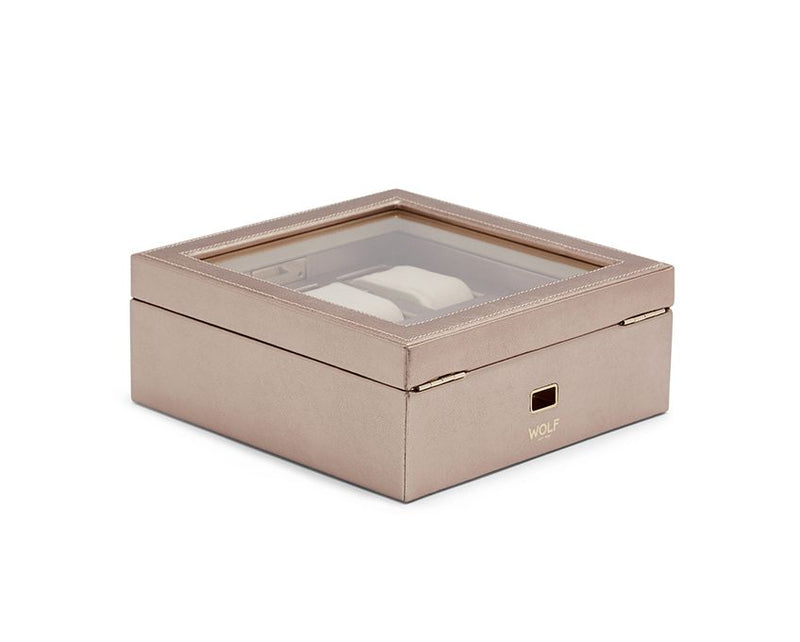 Palermo 6 Piece Watch Box (Ex Display) - Rose Gold - 213816