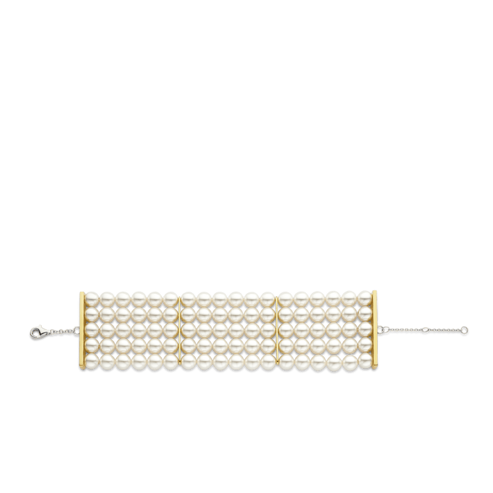 Milano Multi Pearl Bracelet - Gold - 23030YP