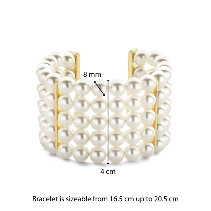Milano Multi Pearl Bracelet - Gold - 23030YP