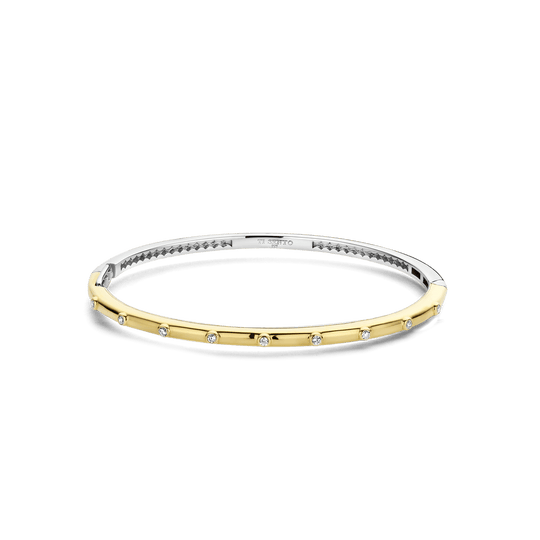 Milano CZ Bangle - Gold - 23031ZY