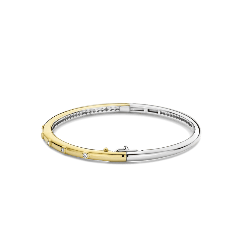 Milano CZ Bangle - Gold - 23031ZY