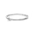 Milano Intertwined Bands Bangle - Silver - 23045ZI