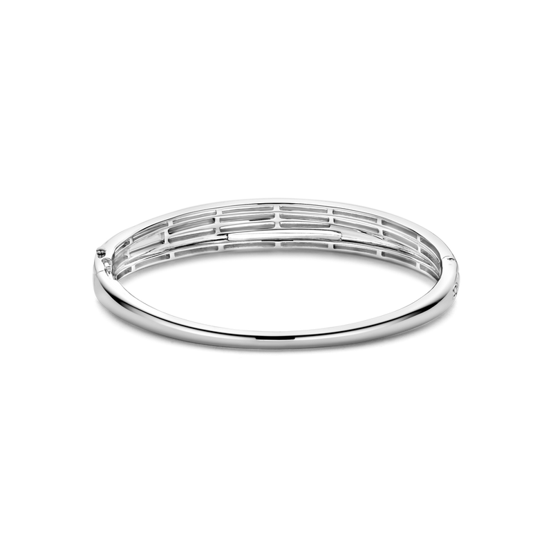 Milano CZ Bangle - Silver - 23046ZI