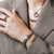 Milano CZ Bangle - Gold/Silver - 23046ZY