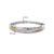 Milano CZ Crossover Bangle - Silver/Gold - 23045ZY