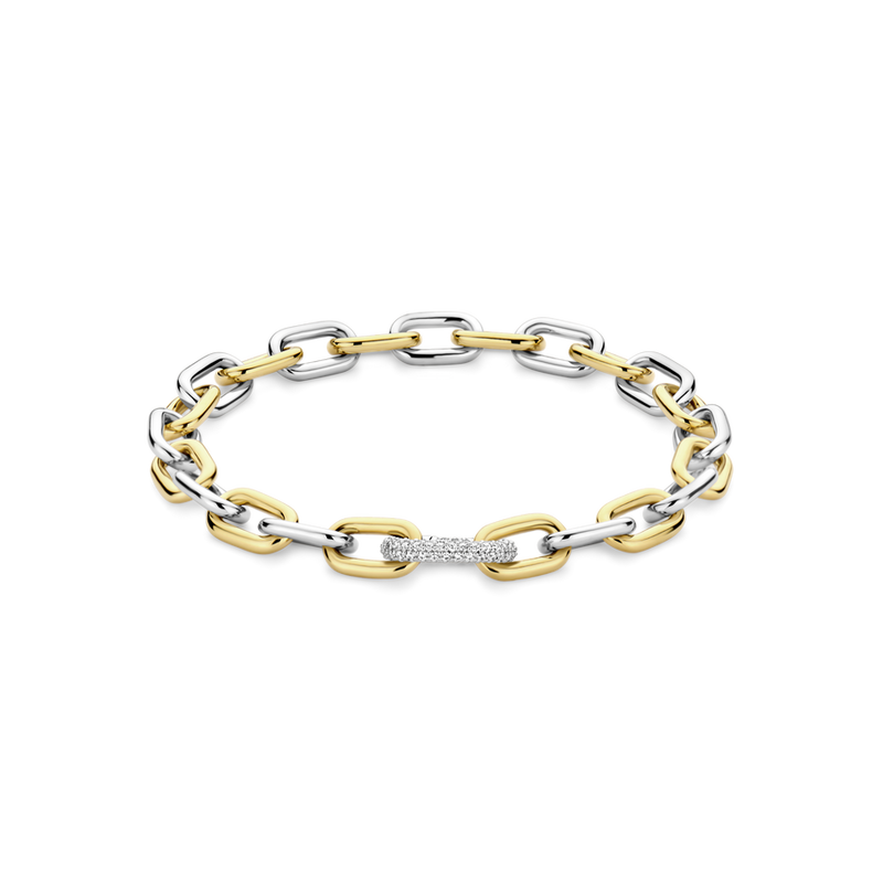 Milano Chain Link Bracelet - Gold/Silver - 23052ZY