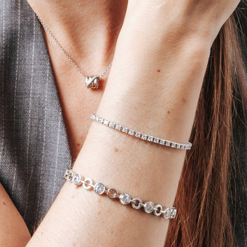 Milano Chunky Chain Bracelet - Silver - 23054ZI