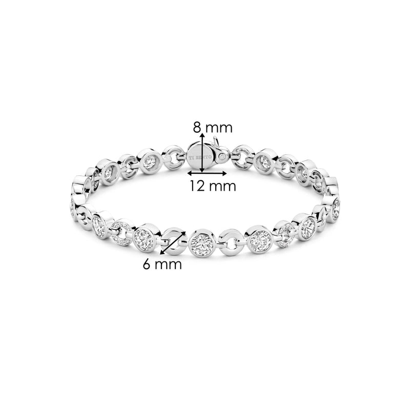 Milano Chunky Chain Bracelet - Silver - 23054ZI