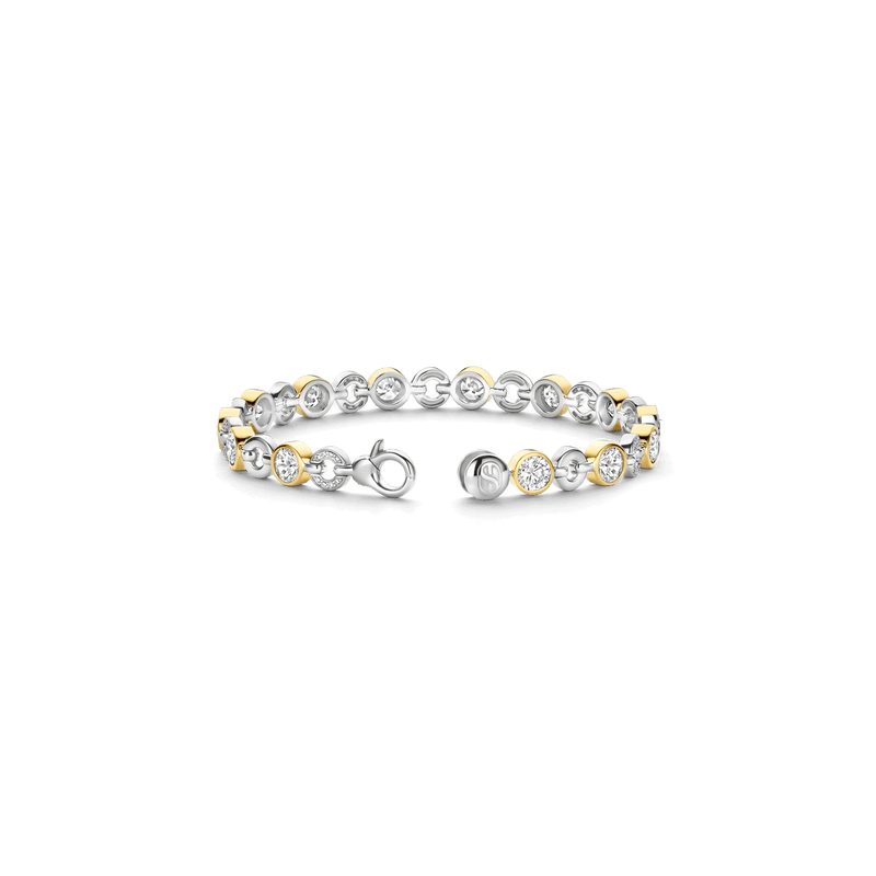Milano CZ Bracelet - Gold/Silver - 23054ZY