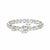 Milano CZ Bracelet - Gold/Silver - 23054ZY