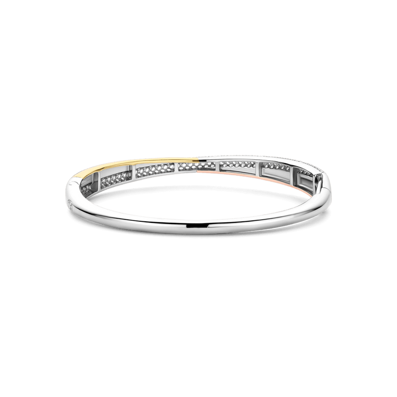 Milano Tricolour Bracelet - Gold/Silver/Rose - 23071ZT