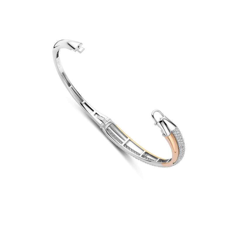 Milano Tricolour Bracelet - Gold/Silver/Rose - 23071ZT