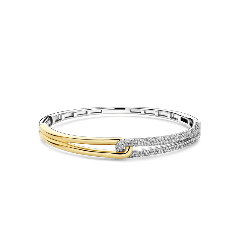 Milano Intertwined Bands Bracelet - Gold/Silver - 23085ZY
