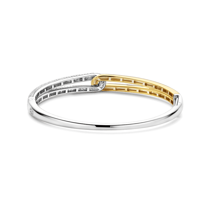 Milano Intertwined Bands Bracelet - Gold/Silver - 23085ZY
