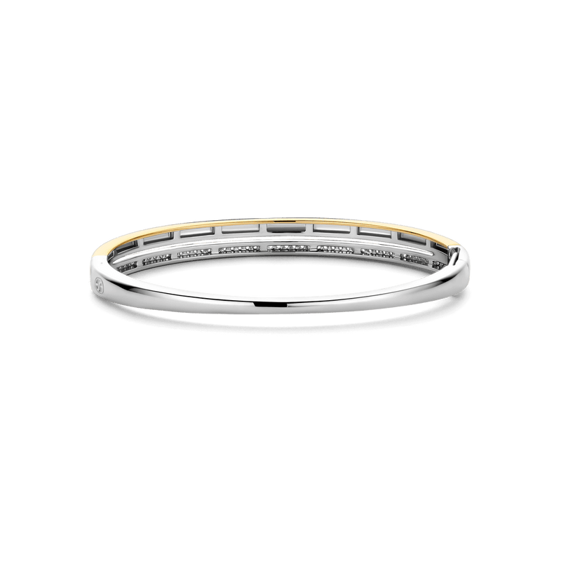 Milano Sleek Bangle - Gold/Silver - 23086ZY