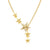 Truejoy Necklace With Etched Stars - Gold - 240103/009