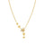 Truejoy Necklace With Etched Stars - Gold - 240103/009