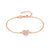 Ray Of Light Heart Bracelet - Rose Gold - 240201/005