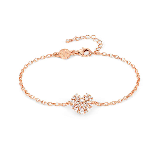 Ray Of Light Heart Bracelet - Rose Gold - 240201/005