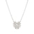 Ray Of Light Small Heart Necklace - Silver - 240202/004