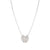 Ray Of Light Small Heart Necklace - Silver - 240202/004