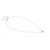 Ray Of Light Small Heart Necklace - Silver - 240202/004