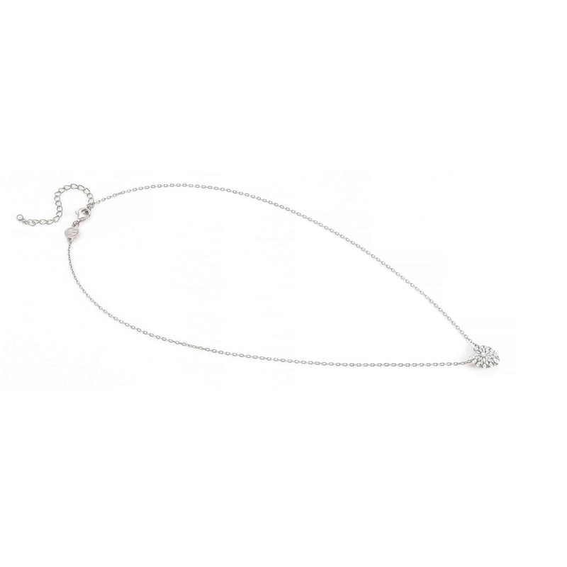 Ray Of Light Small Heart Necklace - Silver - 240202/004