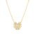 Ray Of Light Small Heart Necklace - Gold - 240202/006