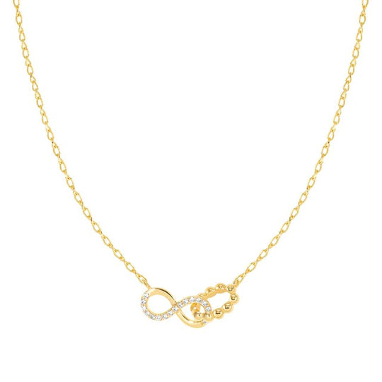 Lovecloud Infinity Necklace - Gold - 240504/005