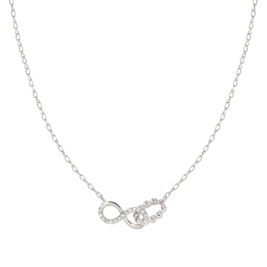 Lovecloud Infinity Necklace - Silver - 240504/006