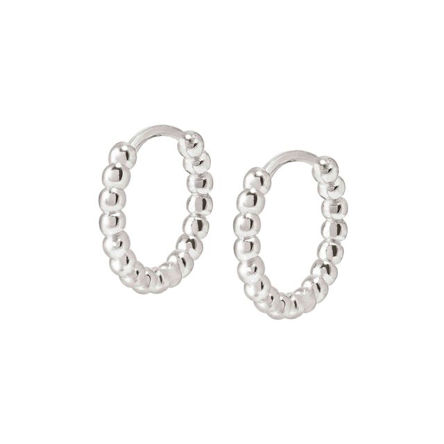 Lovecloud Hoop Earrings - Silver - 240505/010