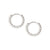 Lovecloud Hoop Earrings - Silver - 240505/010