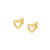 Lovecloud Heart Post Earrings - Gold - 240506/008
