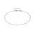 Anklet With Round CZ - Silver - 241001/062