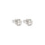 Armonica Four Leaf Clover Stud Earrings - Silver - 241307/001