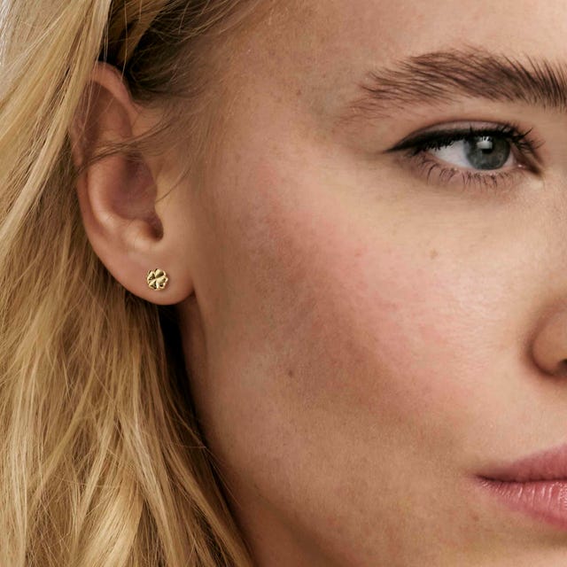 Armonica Four Leaf Stud Earrings - Gold - 241307/003