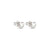 Armonica Heart Stud Earrings - Silver - 241307/004