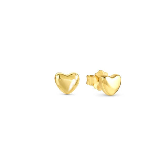 Armonica Heart Stud Earrings - Gold - 241307/006