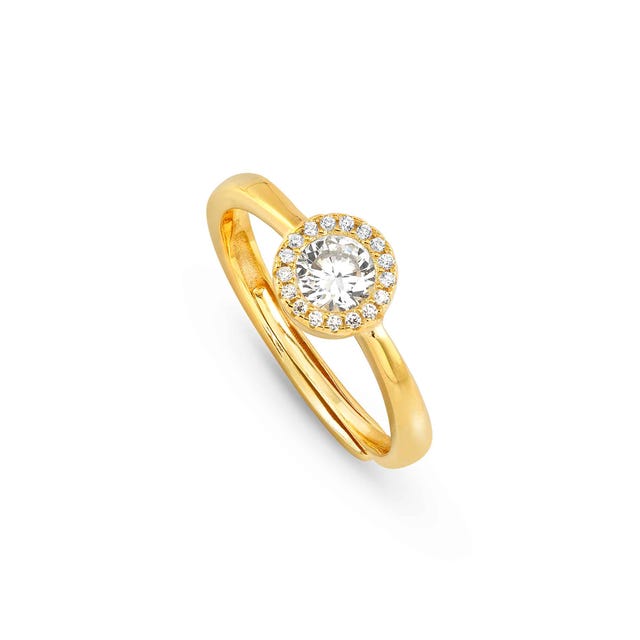 Seidivina Solitaire CZ Ring - Gold - 241400/012