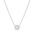 Seidivina Solitaire CZ Necklace - Silver - 241402/010