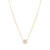 Seidivina Solitaire CZ Necklace - Gold - 241402/012