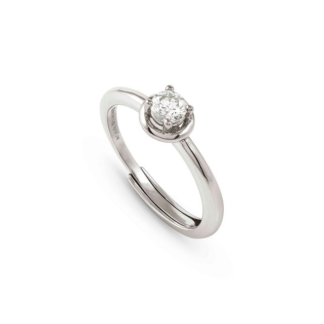 Cosmiclove Round CZ Ring - Silver - 241700/053