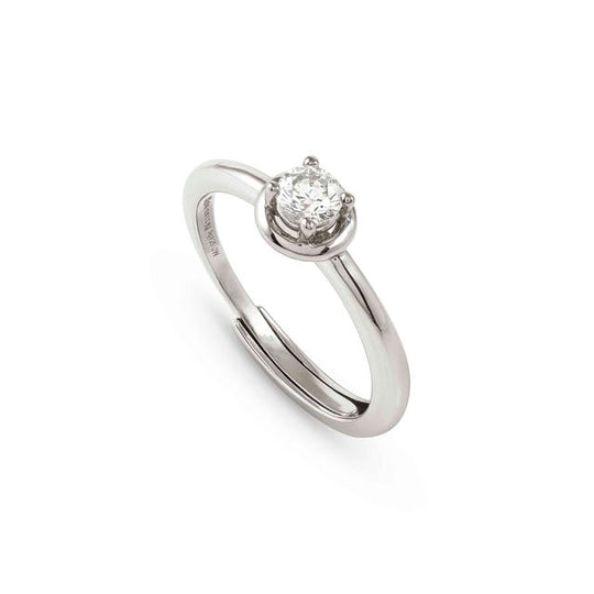 Cosmiclove Round CZ Ring - Silver - 241700/053